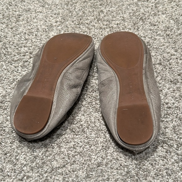 Lucky Brand Gray Ballet Flats - Size 7 - Picture 2 of 3